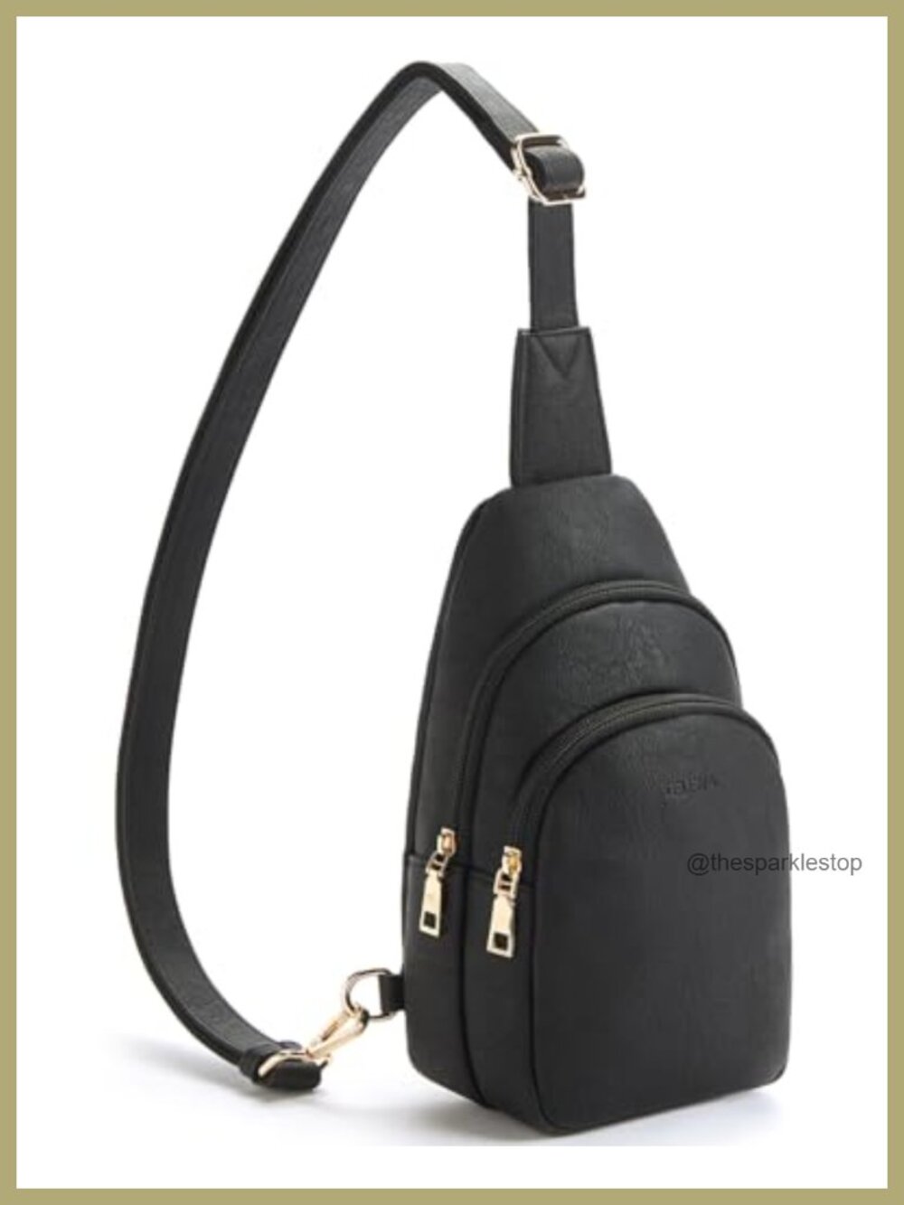 Telena Faux Leather Crossbody Sling Bag for Women Travel Multi-Pocket